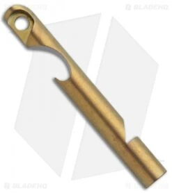 Kizer Store -Kizer Store Kizer Siren 1 EDC Whistle Bottle Opener Keychain Gold Ti BHQ 103601 jr side
