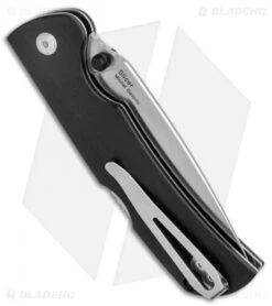 Kizer Slicer Lockback Knife Black G-10 (3.51" Satin) V4538N1 -Kizer Store Kizer Slicer LB Black G 10 SW V4538N1 BHQ 122836 jr side