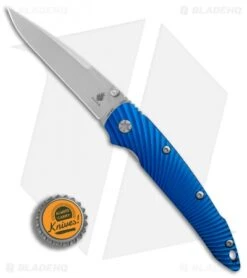 Kizer Sliver Sunburst Liner Lock Knife Blue T6 (3.5" Stonewash) Ki4419A2 -Kizer Store Kizer Sliver Sunburst Blue T6 SW BHQ 84443 er bottlecap