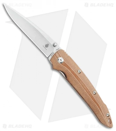 Kizer Sliver Sunburst Liner Lock Knife Natural Micarta (3.5" Stonewash) Ki4419A5 1 Kizer Sliver Sunburst Liner Lock Knife Natural Micarta (3.5" Stonewash) Ki4419A5