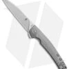 Kizer Splinter Frame Lock Knife Gray Titanium (3.375" Stonewash) Ki3457A3