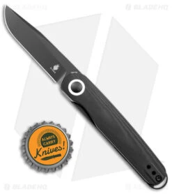 Kizer Azo Squidward Liner Lock Knife Black G-10 (2.75" Black) V3604C2 -Kizer Store Kizer Squidward Azo Black G 10 Black BHQ 144098 jr bottlecap