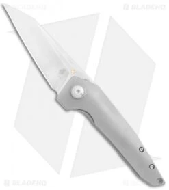 Kizer Steven Kempa VK1-FL Flipper Knife Titanium (3.3" Satin) KI4565