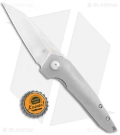 Kizer Steven Kempa VK1-FL Flipper Knife Titanium (3.3" Satin) KI4565 7 Kizer Steven Kempa VK1-FL Flipper Knife Titanium (3.3" Satin) KI4565 -Kizer Store Kizer Steven Kempa VK1 FL Flipper Ti Satin BHQ 121120 jr bottlecap