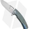Kizer TK Knives Kyre Flipper Knife Blue Titanium (3.5" Satin) Ki4484A2