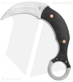 Kizer Tiger Claw Karambit Fixed Blade Knife Black G-10 (1.4" SW) 1041