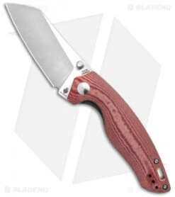 Kizer Azo Towser K Liner Lock Knife Red Richlite (3.5" Satin)