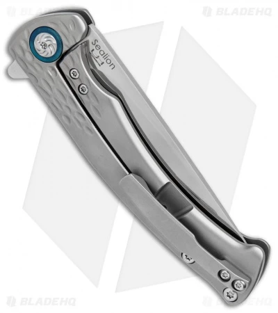 Kizer Uli Hennicke Sealion Frame Lock Knife Titanium (3.3" Satin) Ki4509 3 Kizer Uli Hennicke Sealion Frame Lock Knife Titanium (3.3" Satin) Ki4509 - Image 3