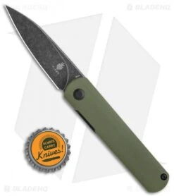 Kizer Vanguard Feist Front Flipper Knife Green G-10 (2.8" Black SW) - BD1N -Kizer Store Kizer Vangard Lundquist Feist Translucent Green G 10 Black SW V3499E8 BHQ 118284 jr bottlecap
