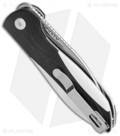 Kizer Vangard Azo Infinity Liner Lock Knife Black/White G-10 (3" Satin) 3 Kizer Vangard Azo Infinity Liner Lock Knife Black/White G-10 (3" Satin) - Image 3