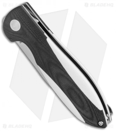 Kizer Vangard Azo Infinity Liner Lock Knife Black/White G-10 (3" Satin) 2 Kizer Vangard Azo Infinity Liner Lock Knife Black/White G-10 (3" Satin) - Image 2