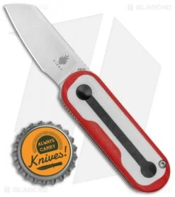 Kizer Azo/Liz Mini Bay Detent Slip Joint Knife Red G-10 (1.9" Satin) -Kizer Store Kizer Vanguard Azo Liz Mini Bay Detent SJ Red G 10 Satin BHQ 121147 jr bottlecap 2