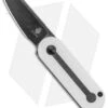 Kizer Azo/Liz Mini Bay Detent Slip Joint Knife White/ Black (1.9" Satin)