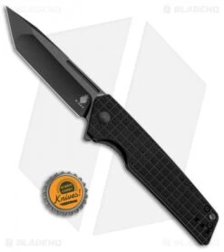 Kizer Vanguard Azo/Rey Lan Tanto Liner Lock Knife Black G-10 (3.4" Black) V4577N -Kizer Store Kizer Vanguard Azo Rey Lan Tanto LL Black G 10 Black V4577N1 BHQ 121137 jr bottlecap