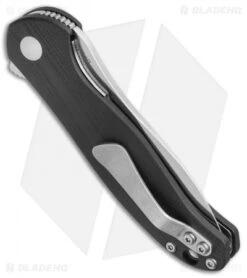 Kizer Vanguard Cucchiara Bad Dog Flipper Knife Black G-10 (3" Stonewash) V3463A1 -Kizer Store Kizer Vanguard Cucchiara Bad Dog Black G 10 SW V3463A1 BHQ 50468 jr side