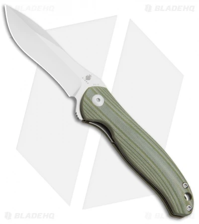 Kizer Vanguard Cucchiara Bad Dog Flipper Knife Green G-10 (3" Stonewash) V3463A2 1 Kizer Vanguard Cucchiara Bad Dog Flipper Knife Green G-10 (3" Stonewash) V3463A2