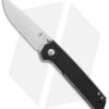 Kizer Vanguard Domin Mini Liner Lock Folding Knife Black G-10 (2.9" Stonewash)