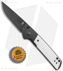 Kizer Vanguard Domin Mini Liner Lock Folding Knife Black/White G-10 (2.9" Black) -Kizer Store Kizer Vanguard Domin Mini LL Black White G 10 Black V3516N6 BHQ 122455 jr bottlecap