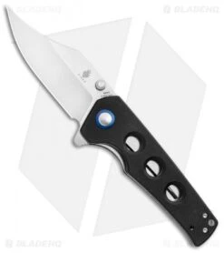 Kizer Vanguard Elstner Junges Liner Lock Knife Black G-10 (3" Satin) V3551