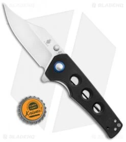 Kizer Vanguard Elstner Junges Liner Lock Knife Black G-10 (3" Satin) V3551 -Kizer Store Kizer Vanguard Elstner Junges LL Black G 10 Satin BHQ 121161 jr bottlecap