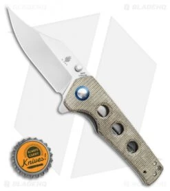 Kizer Vanguard Elstner Junges Liner Lock Knife Green Micarta (3" Satin) V3551N4 -Kizer Store Kizer Vanguard Elstner Junges Liner Lock Knife Green Micarta 3 Satin V3551N4 BHQ 120325 LS Bottleca5B