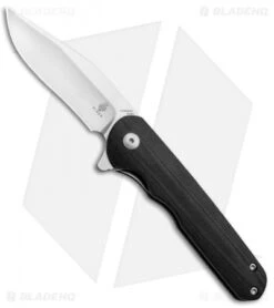 Kizer Vanguard Flashbang A1 Liner Lock Knife Black G-10 (3" Satin N690) V3454N1