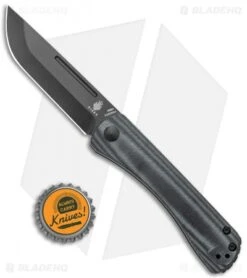 Kizer Vanguard Rolf Helbig Pinch Folder Smooth Black Micarta (3" Satin) V3009N4 -Kizer Store Kizer Vanguard Helbig Pinch LL Black Micarta Black V3009N4 BHQ 122319 jr bottlecap