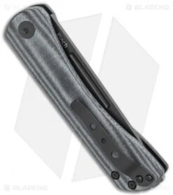 Kizer Vanguard Rolf Helbig Pinch Folder Smooth Black Micarta (3" Satin) V3009N4 -Kizer Store Kizer Vanguard Helbig Pinch LL Black Micarta Black V3009N4 BHQ 122319 jr side