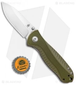 Kizer Vanguard Hunter Liner Lock Knife OD Green G-10 (3" Satin) V3416C2 -Kizer Store Kizer Vanguard Hunter LL OD Green G 10 Satin V3416C2 BHQ 80394 jr bottlecap
