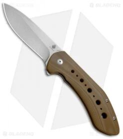 Kizer Vanguard Kala Liner Lock Knife Brown G10 (3.75" Stonewash) V4479A2