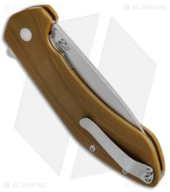 Kizer Vanguard Kala Liner Lock Knife Brown G10 (3.75" Stonewash) V4479A2 -Kizer Store Kizer Vanguard Kala Brown G 10 SW V4479A2 BHQ 50965 jr side