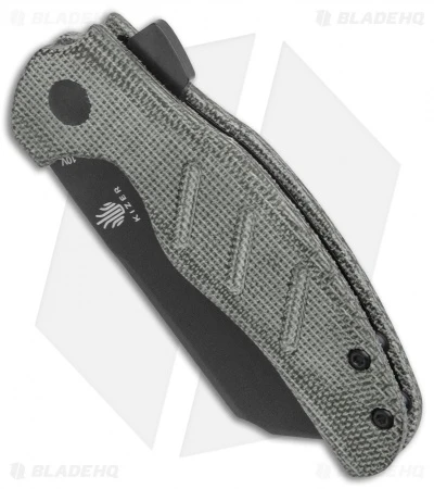 Kizer Vanguard Mini Sheepdog Knife Black Micarta (2.6" Black CPM-10V) 2 Kizer Vanguard Mini Sheepdog Knife Black Micarta (2.6" Black CPM-10V) - Image 2