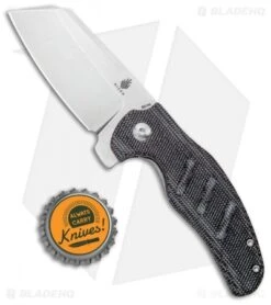Kizer Vanguard Mini Sheepdog Knife Black Micarta (2.6" Stonewash) -Kizer Store Kizer Vanguard Mini Sheepdog C01C LL Black Micarta BHQ 117215 jr bottlecap