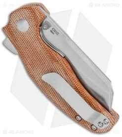 Kizer Vanguard Mini Sheepdog Knife Natural Micarta (2.6" Stonewash) 6 Kizer Vanguard Mini Sheepdog Knife Natural Micarta (2.6" Stonewash) -Kizer Store Kizer Vanguard Mini Sheepdog C01C LL Natural Micarta BHQ 117217 jr side