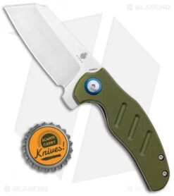 Kizer Vanguard Mini Sheepdog C01C Liner Lock Knife OD Green G-10 (2.6" Satin) -Kizer Store Kizer Vanguard Mini Sheepdog C01C LL OD Green G 10 Satin V3488A2 BHQ 80400 jr bottlecap 1
