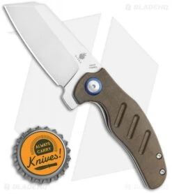 Kizer Vanguard Mini Sheepdog Knife Green Micarta (2.6" Satin) -Kizer Store Kizer Vanguard Mini Sheepdog Knife Green Micarta 2.6 Satin BD1N V3488E8 BHQ 118610 LS Bottlecap