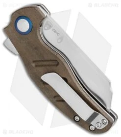 Kizer Vanguard Mini Sheepdog Knife Green Micarta (2.6" Satin) -Kizer Store Kizer Vanguard Mini Sheepdog Knife Green Micarta 2.6 Satin BD1N V3488E8 BHQ 118610 LS Side