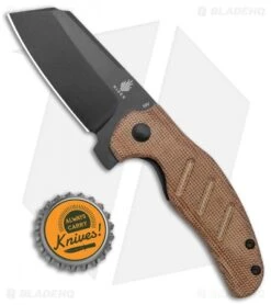 Kizer Vanguard Mini Sheepdog Knife Natural Brown Micarta (2.6" Black CPM-10V) 7 Kizer Vanguard Mini Sheepdog Knife Natural Brown Micarta (2.6" Black CPM-10V) -Kizer Store Kizer Vanguard Mini Sheepdog Natural Micarta Black V3488EH BHQ 117218 jr bottlecap