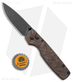 Kizer Vanguard Original Button Lock Knife Fat Carbon (3" Black 20CV) 9 Kizer Vanguard Original Button Lock Knife Fat Carbon (3" Black 20CV) -Kizer Store Kizer Vanguard Original Button Lock Fat Carbon Gold Brown Black BHQ 176926 jr bottlecap