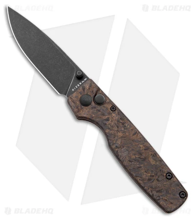 Kizer Vanguard Original Button Lock Knife Fat Carbon (3" Black 20CV) 1 Kizer Vanguard Original Button Lock Knife Fat Carbon (3" Black 20CV)