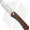 Kizer Vanguard Rolf Helbig Pinch Folder Smooth Brown Micarta (3" Satin) V3009N3