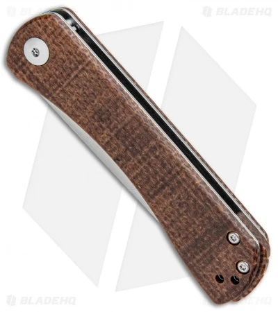 Kizer Vanguard Rolf Helbig Pinch Folder Smooth Brown Micarta (3" Satin) V3009N3 2 Kizer Vanguard Rolf Helbig Pinch Folder Smooth Brown Micarta (3" Satin) V3009N3 - Image 2