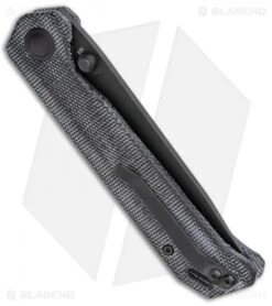 Kizer Azo Vanguard Series Begleiter Knife Black Micarta (3.5" Black BD1N) -Kizer Store Kizer Vanguard Series Begleiter Black Micarta Black BHQ 117227 jr side