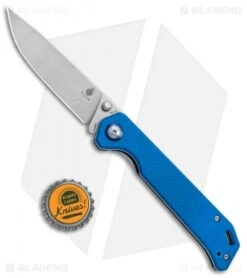 Kizer Azo Vanguard Series Begleiter Knife Blue G-10 (3.5" Stonewash) V4458A3 -Kizer Store Kizer Vanguard Series Begleiter Blue G 10 SW V4458A3 BHQ 80772 jr bottlecap