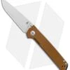 Kizer Vanguard Series Domin Liner Lock Knife Brown G-10 (3.5" Stonewash) V4516A4