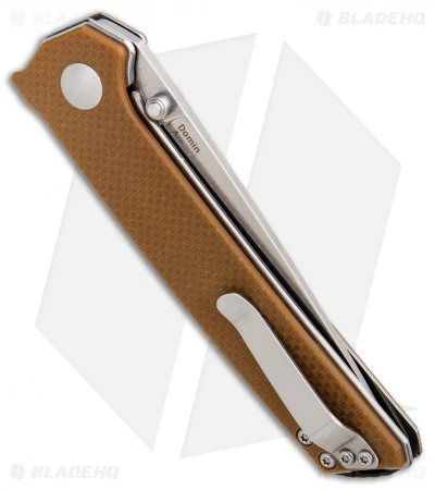 Kizer Vanguard Series Domin Liner Lock Knife Brown G-10 (3.5" Stonewash) V4516A4 2 Kizer Vanguard Series Domin Liner Lock Knife Brown G-10 (3.5" Stonewash) V4516A4 - Image 2