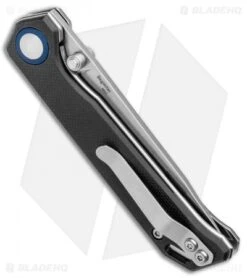 Kizer Azo Vanguard Series Mini Begleiter Knife Black G-10 (2.8" Stonewash) -Kizer Store Kizer Vanguard Series Mini Begleiter Black SW V3458C1 BHQ 95480 jr side