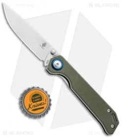 Kizer Azo Vanguard Series Mini Begleiter Knife OD Green G-10 (2.8" Stonewash) -Kizer Store Kizer Vanguard Series Mini Begleiter OD Green SW V3458C2 BHQ 98915 jr bottlecap