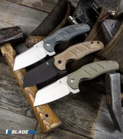 Kizer Vanguard Sheepdog Liner Lock Knife Black Micarta (3.2" Stonewash) -Kizer Store Kizer Vanguard Sheepdog C01C Liner Lock Natural Micarta Black V4488E5 BHQ 115939 kp tools web 1