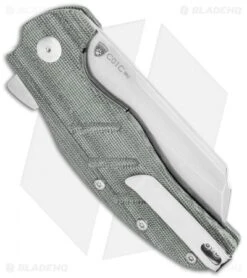 Kizer Vanguard Sheepdog XL C01C Liner Lock Knife Black Micarta (4" SW) -Kizer Store Kizer Vanguard Sheepdog XL C01C LL Black Micarta SW V5488E6 BHQ 118482 jr side